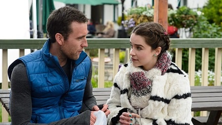 A picture of Matthew Lewis and Emilia Clarke in Me Before You.